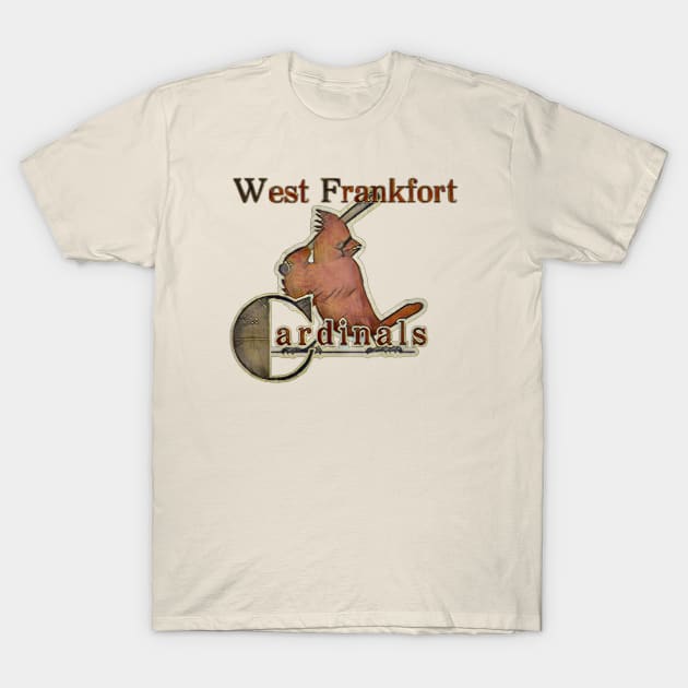 West Frankfort Cardinals Baseball T-Shirt by Kitta’s Shop